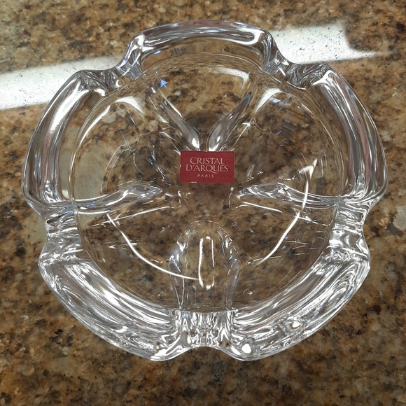 CRISTAL D'ARQUES ASHTRAY - Picture 1 of 7